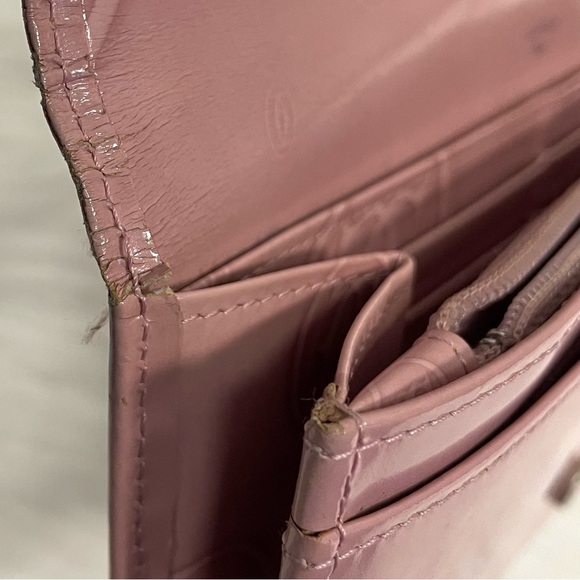 Cartier Pink Patent Leather Wallet - Picture 11 of 13